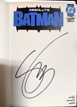 ABSOLUTE BATMAN #1 🔑(2X) SIGNED JOHN SNYDER! 🔥 FIRST PRINT/BLANK SKETCH 2X COVERS! 🔥 DC TV SERIES COMING!