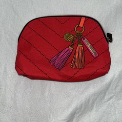 Estee Lauder Cosmetic Makeup Bag Red B010