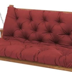 Durable Extra 5" Thick Waterproof Porch Swing Cushions Outdoor 60 inch