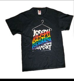 Joseph and the Amazing Technicolor Dreamcoat Black Graphic Tee