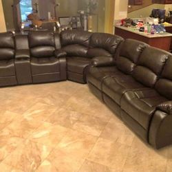 New Sectional Recliner Couch Only $50 Down Payment 