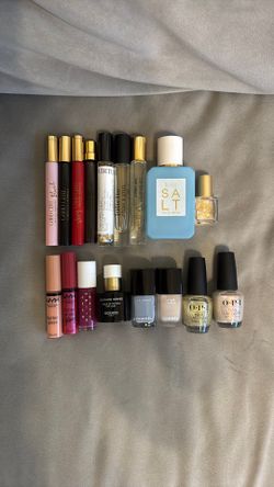 Beauty Bundle of Assorted Fragrances, Lip Products, and Nail Polish