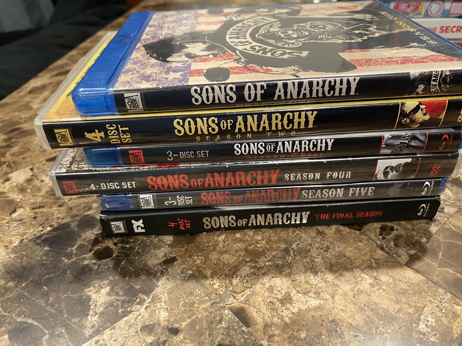 Sons Of Anarchy Whole Collection Blu Rays 