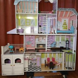 Dollhouse for Barbie-sized dolls, Costco, KidKraft brand