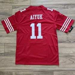  Men’s San Francisco 49ers Brandon Aiyuk Stitched Red Jersey, S To 6xl 