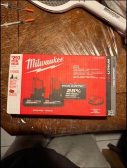 M12 5.0ah high output starter kit
