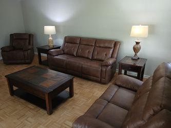 Beautiful Italian Leather Tuscany 3pc Suite