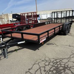 2025 Carson Trailer Standard Utility 7’ X 20’ 7K GVWR 
