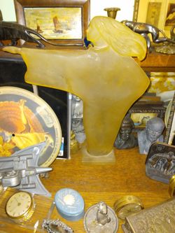 Lucite Statue