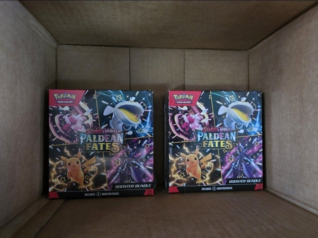 Pokémon Paldean Fates Booster Bundles 