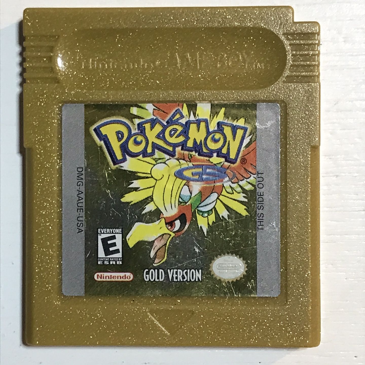 Pokemon Gold Nintendo GameBoy Color Game Authentic 2000