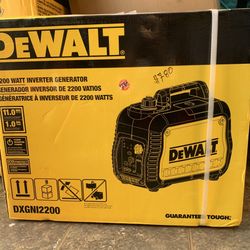 Dewalt New Generator 2200 Wts