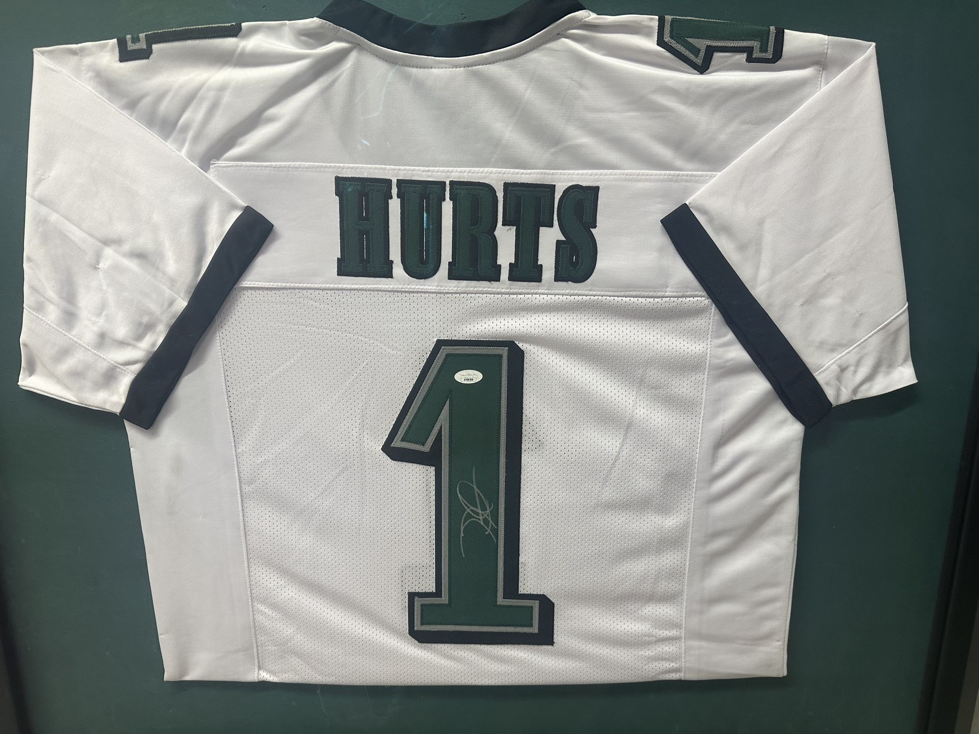 Signed  Jalen Hurts away Jersey! JSA certified 