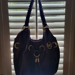 Michael Kors Braided Grommet Lrg Shoulder Tote Bag 