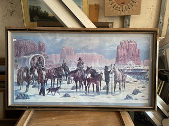 Robert Becenti Framed native Art Print