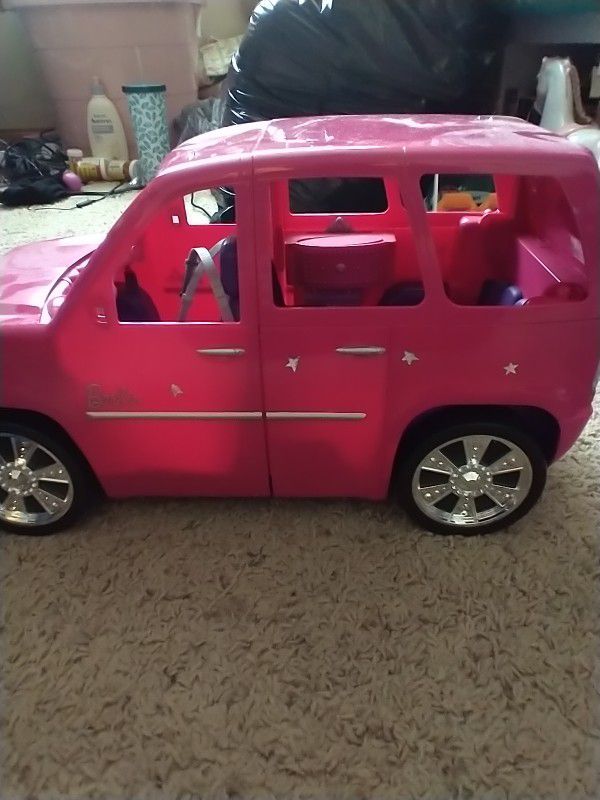 Pink Barbie Car That Seats 6