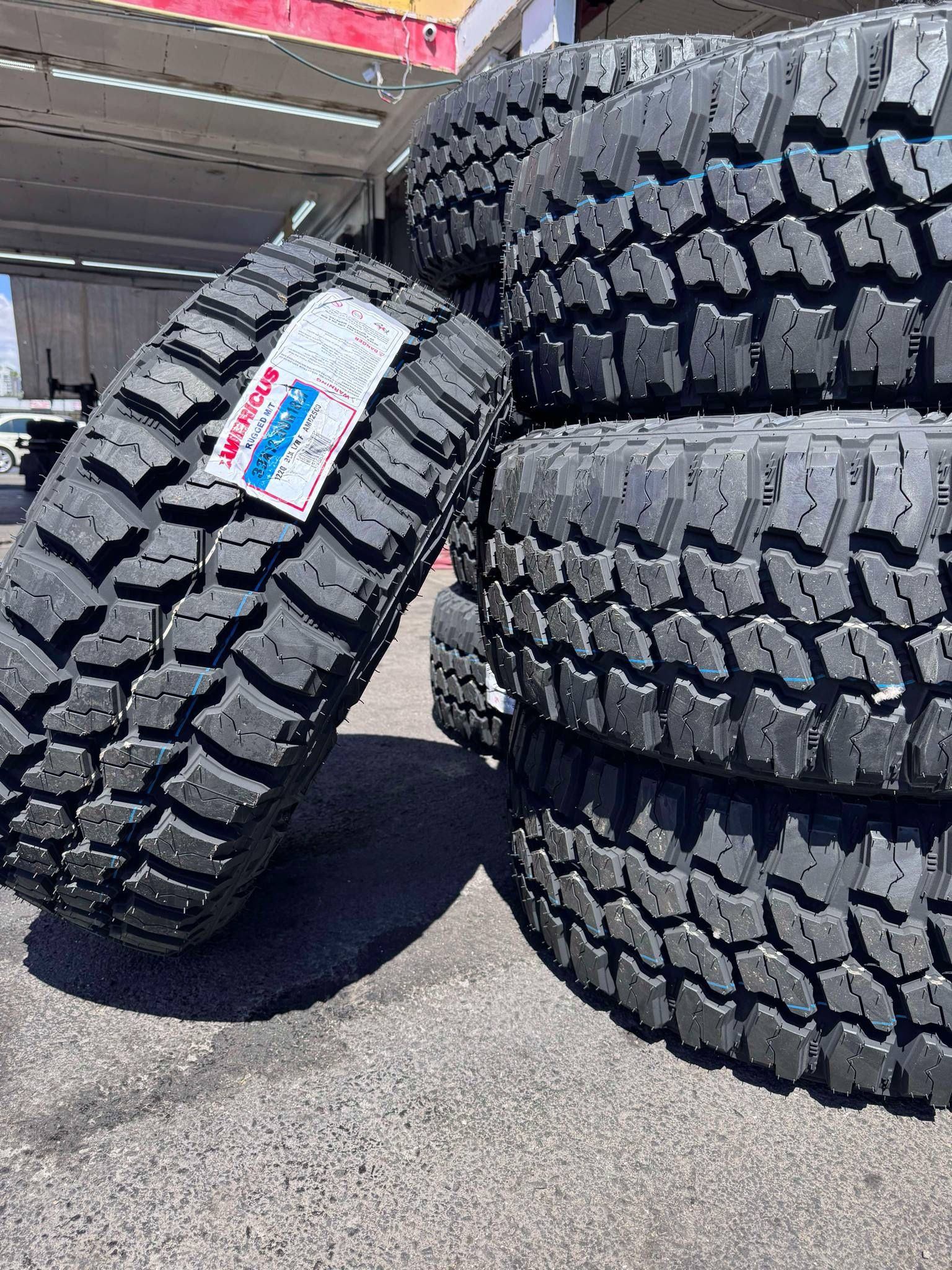 SET 4 LLANTAS 33x12.50R18 AMERICUS ALL TERRAIN