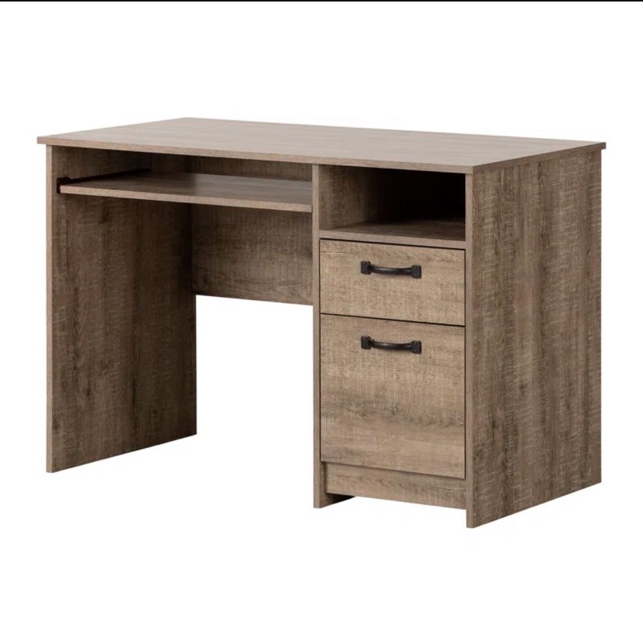 NEW 44.5" Computer Desk - Weathered Oak