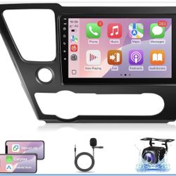 Honda Civic 2013–2017 9” Android Stereo | Wireless CarPlay/Android Auto + Camera