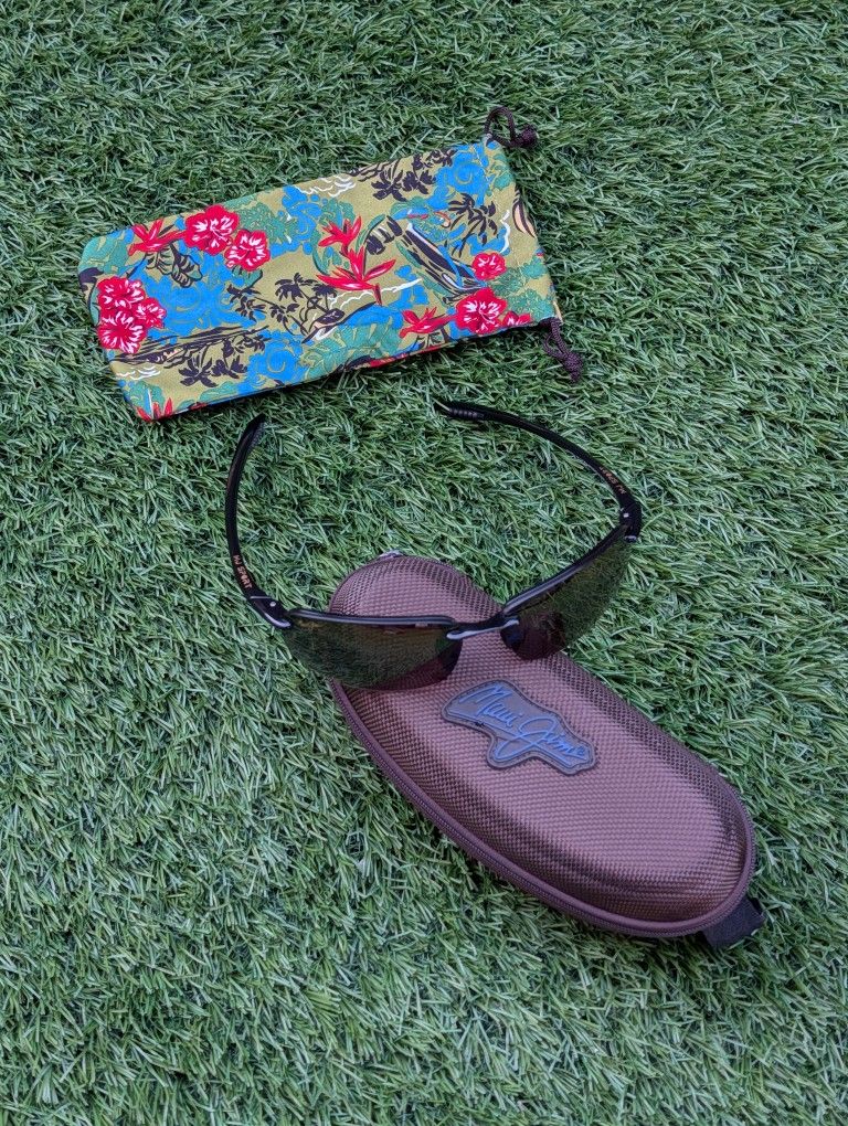 Maui Jim Ho'okipa (MJ 407 02) Sunglasses w/ Original Cases – Polarized VGC Retired