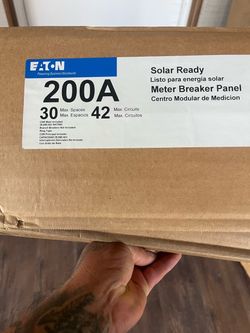 Main panel 200 amps solar ready