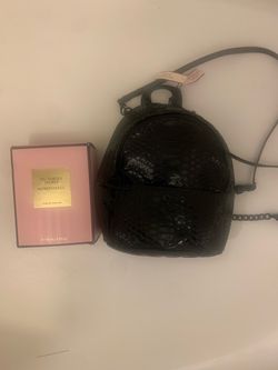 Victoria's Secret Mini Backpack with Bombshell Perfume Set