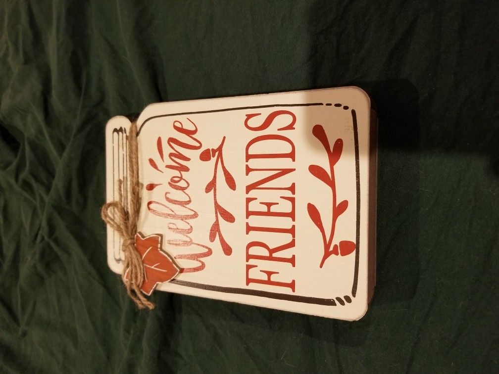 Welcome sign from Ashland Signs .New.