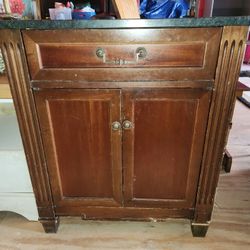 Kitchen Island/Night Stand Table (Marble Top)