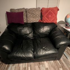 Black Leather Couches