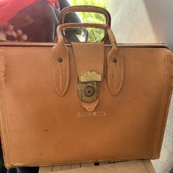 Vintage Saddle Leather Bag 