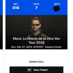 Mora 2 Tickets