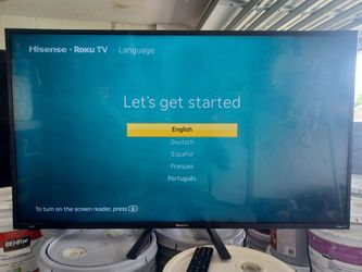 Heinse smart tv 44 inches whit remote control