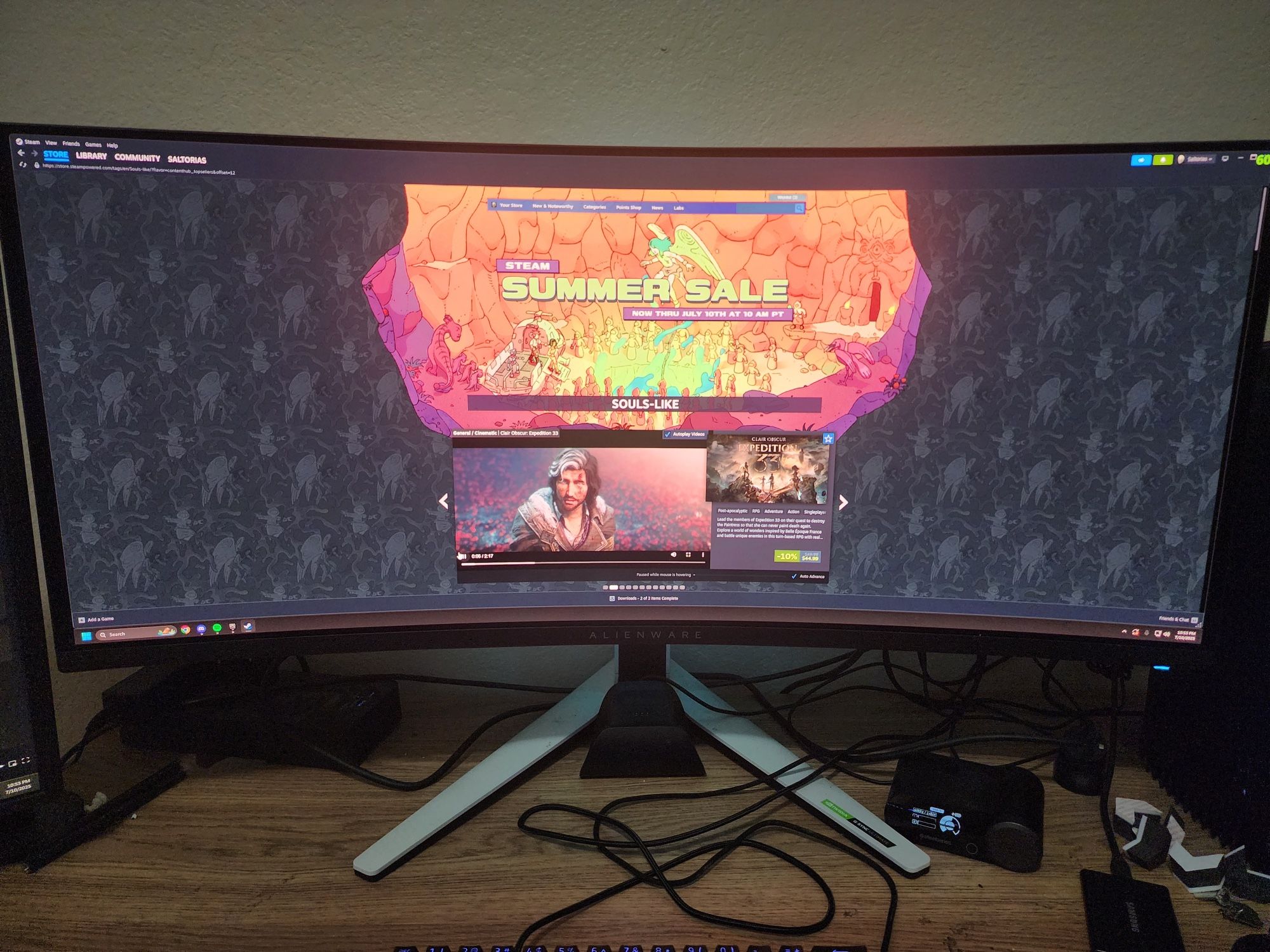 Alienware Ultrawide 1440p OLED Monitor