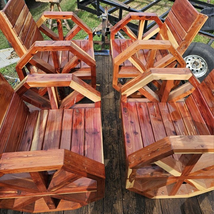 Red Cedar Patio Chairs
