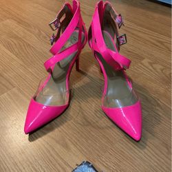 Wild Pair Neon Pink Heels 9.5M