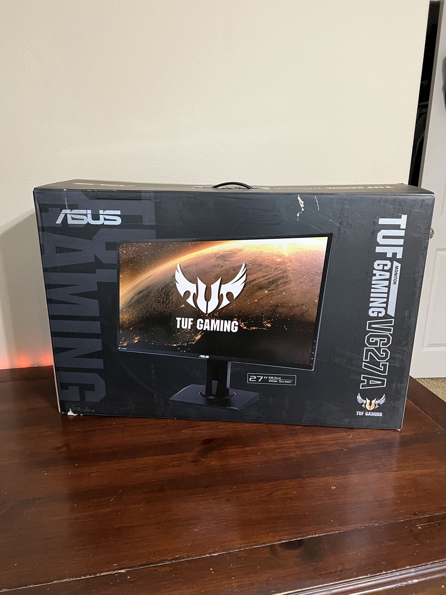ASUS TUF 27 inch Gaming Monitor VG27A 1440p G-sync 165hz IPS
