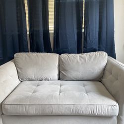 Grey Loveseat Couch 
