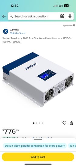 Freedom x 2000 Watt Inverter 