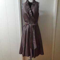 Brown Party Dress Sz12