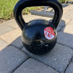 45lb Cast Iron kettlebell