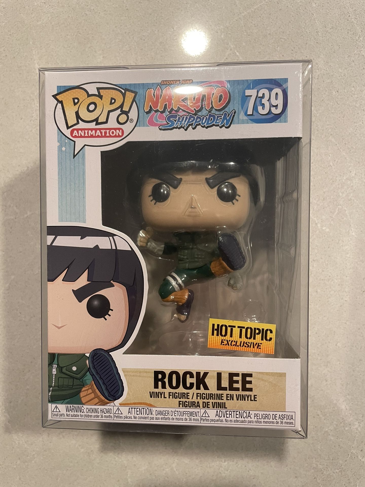 Rock Lee Funko Pop *MINT* Hot Topic Exclusive Naruto Shippuden 739