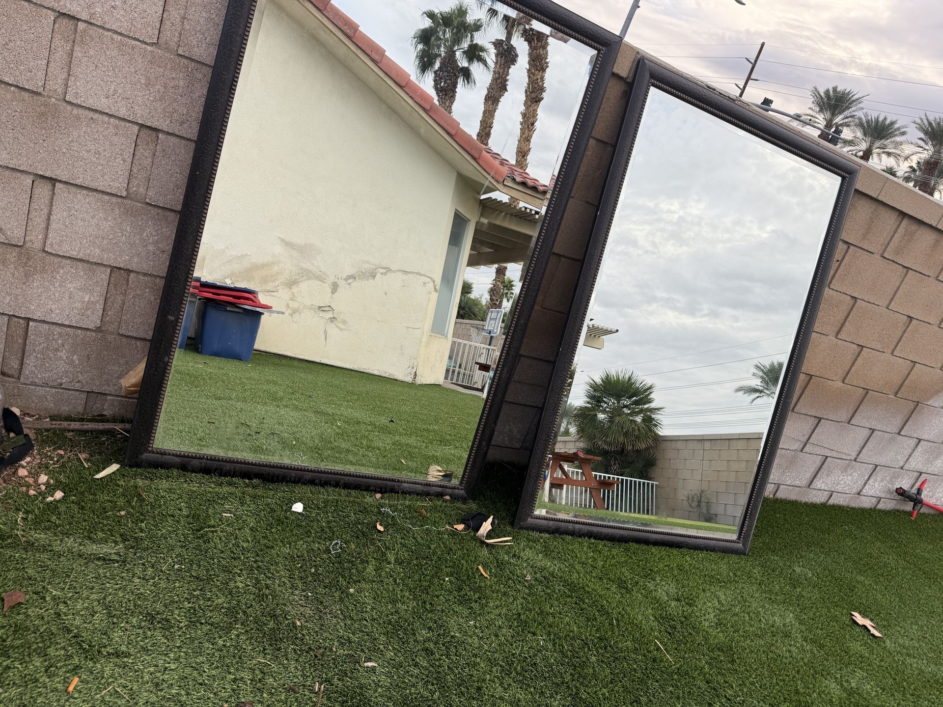 Large Mirrors For Indoor Use   96in X 47 In 