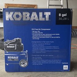 Kobalt 8 Gal. 150 PSI Air Compressor (brand New)