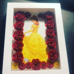 Princess Belle shadow box