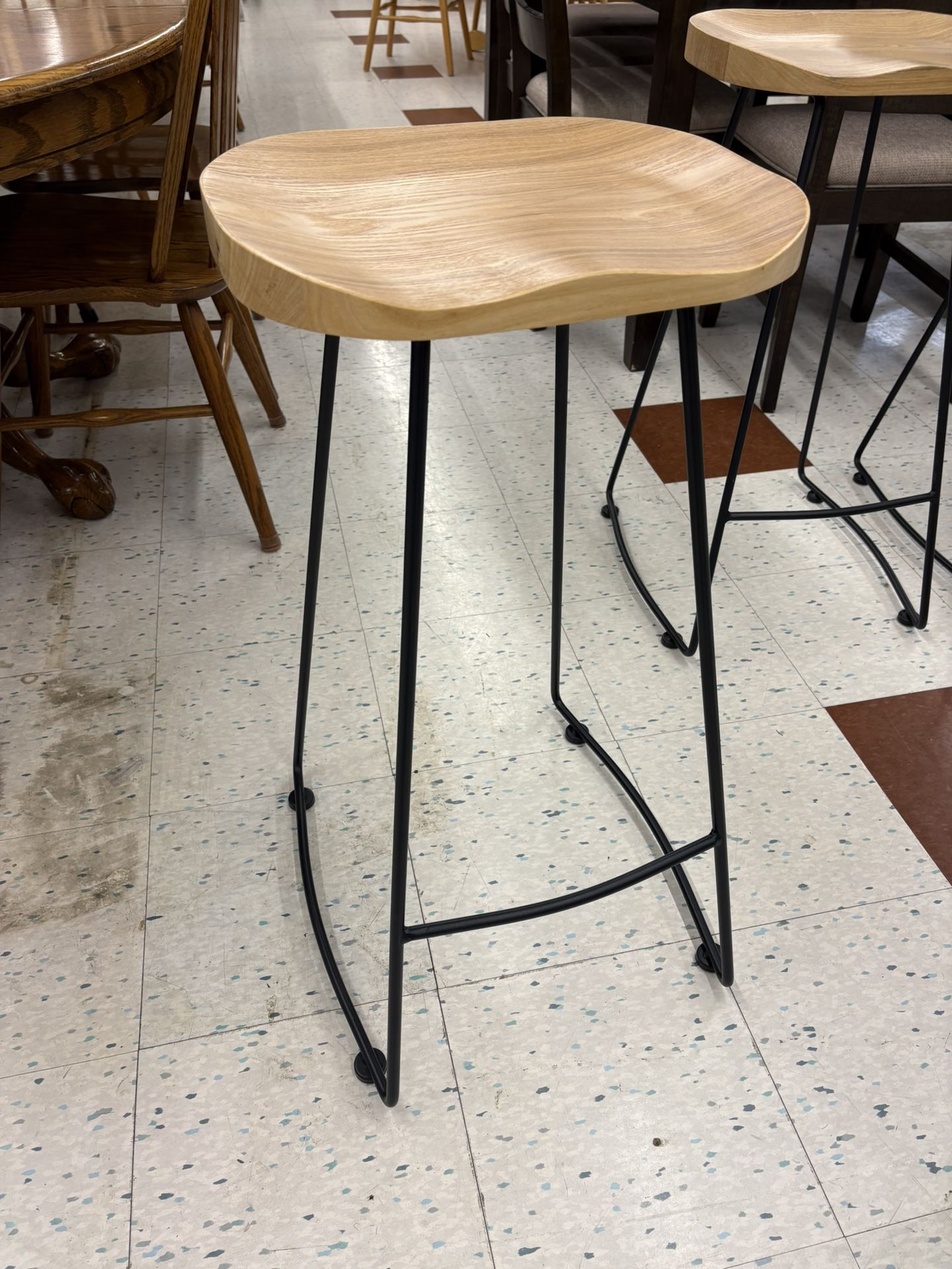 Brand New SimpliHome Saddle Bar Stools