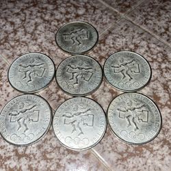 Mexican 25 Pesos Coin 1968 Olympics 