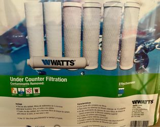 Watts Replacement Filters for Reverse Osmosis & Water Filtration Systems