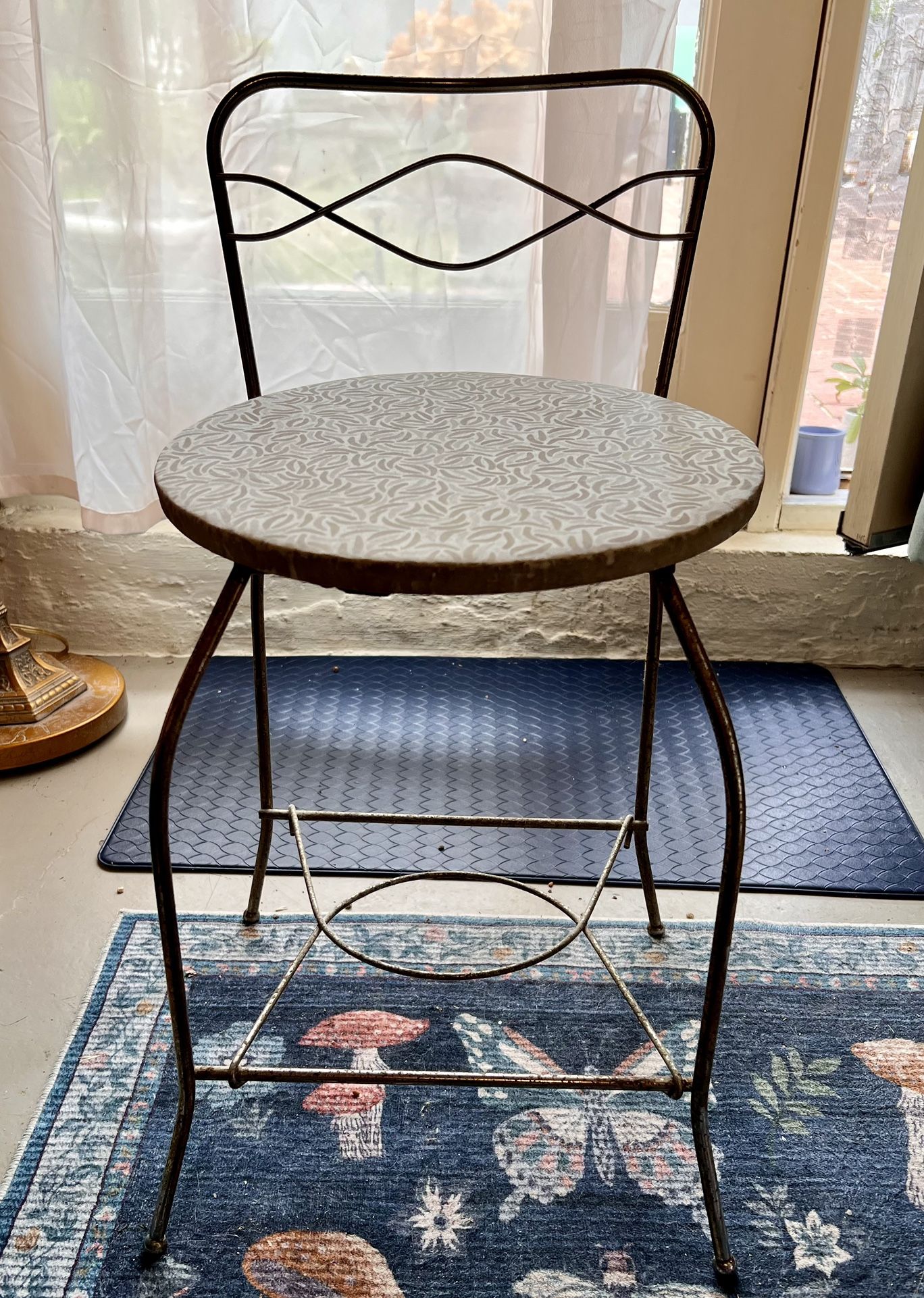 Antique Vanity Stool