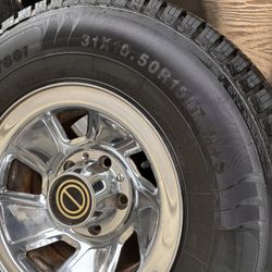 4 Llantas Con Rin Semi Nuevas  Para For F150 