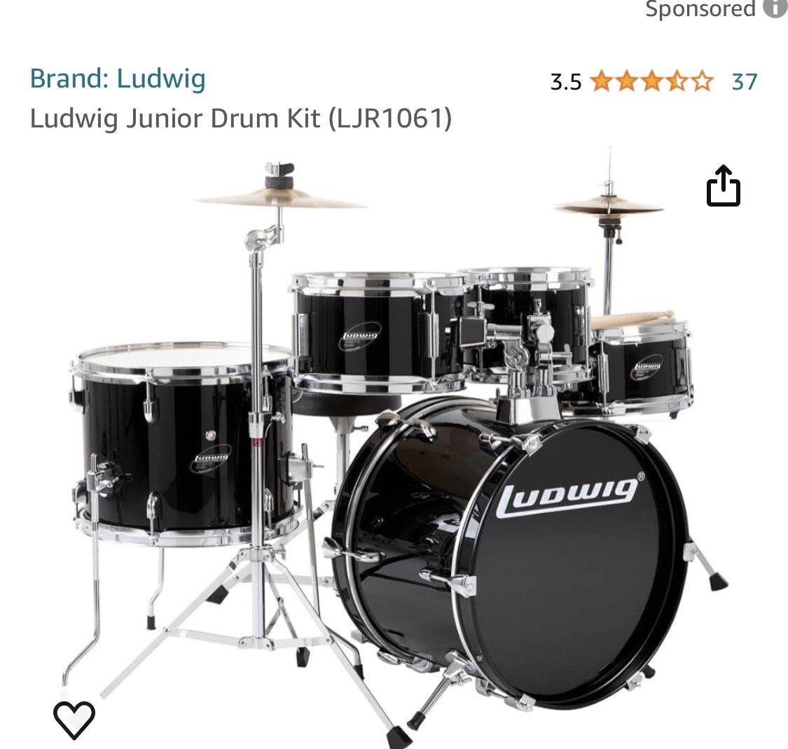 Ludwig Junior Drum Kit (LJR1061)